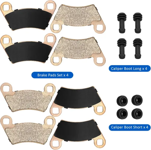 Miniatura 7 de Pastillas de freno delantero y trasero sinterizado para Polaris Ranger 400 425 500 570 700 ETX TM 800-Midsize M1400
