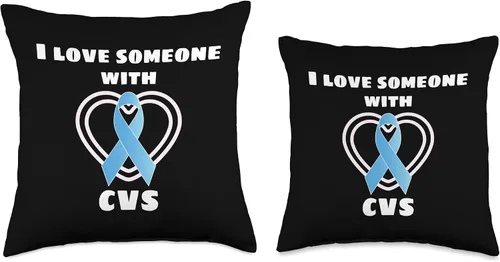 Miniatura 3 de CVS Awareness Support Apparel Awareness I Love Someone with CVS, 16 x 16 pulgadas, multicolor