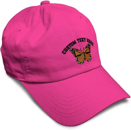Miniatura 26 de Gorra de béisbol suave con diseño de mariposa monarca, con insectos, bordado de mariposa, de algodón, para hombres y mujeres
