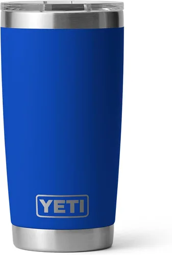 Miniatura 23 de YETI Rambler - Vaso de acero inoxidable con aislamiento al vacío de 20 onzas con tapa MagSlider Todo acero inoxidable