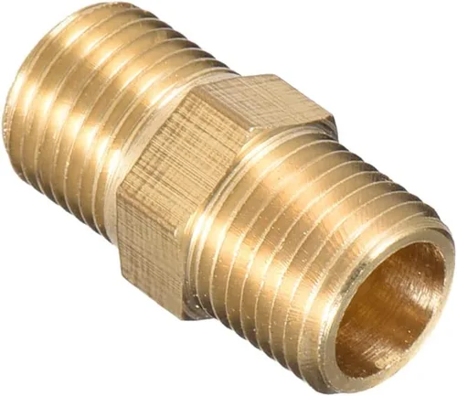 Miniatura 10 de M METERXITY Paquete de 8 accesorios de tubería de rosca macho, accesorio de tubería de rosca macho hexagonal G1/8 x G1/8, adaptador de acoplador
