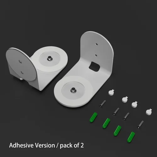 Miniatura 6 de Teccle Soporte de pared adhesivo para Eufy Indoor Cam E220 P24, sin taladrar sin herramientas, instalación sin daños