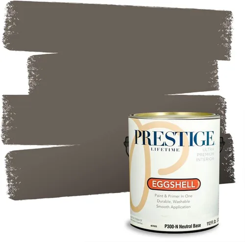 Miniatura 7 de PRESTIGE Paints - Pintura interior e imprimación en uno, 1 galón, cáscara de huevo, pimienta envejecida