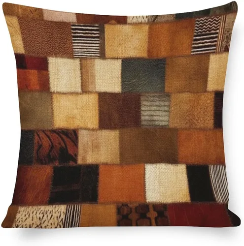 Miniatura 12 de Fundas de almohada decorativas con patrón de tribu secreta en estilo bohemio, funda de almohada inspirada en textiles, fundas de almohada Patrón-5