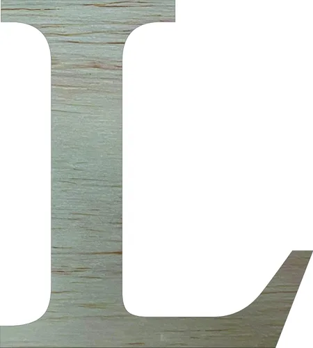 Miniatura 21 de Letras de madera para colgar en la pared de 15 pulgadas B Times New Roman Font, decoración de madera DIY Shape Letter, encantador cuarto de bebé sin