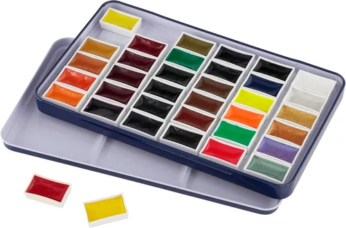 Miniatura 2 de Soho Urban Artist E-Z Lift Artist - Juego de 36 sartenes para acuarelas profesionales con colores ricos y brillantes para pintores, artistas
