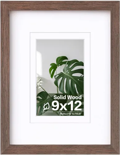 Miniatura 137 de Egofine - Portarretratos de 4 x 6 pulgadas, de madera maciza con plexiglás, para fotos de 3.5 x 5 con paspartú o de 4 x 6 sin paspartú, para colocar