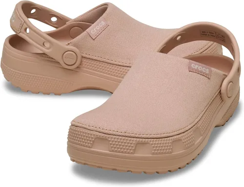 Miniatura 6 de Crocs Zuecos clásicos de lona elaborados unisex para hombres y mujeres Caramelo rosa