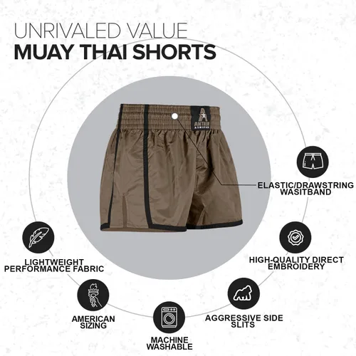 Miniatura 90 de Anthem Athletics Pantalones cortos de Muay Thai para hombre, pantalones cortos de Muay Thai para mujer - Kickboxing Short Boxing Trunks 5050 Classic