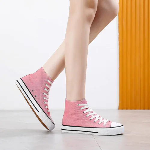 Miniatura 6 de Zapatos deportivos de lona para mujer clásicos modernos con cordones