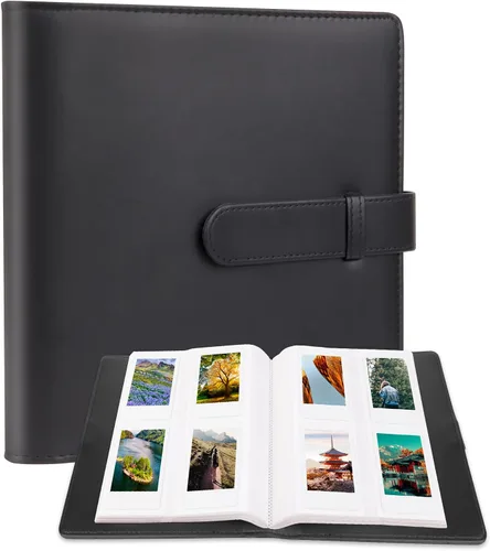 Miniatura 10 de Álbum de fotos de piel sintética de 320 bolsillos para Fujifilm Instax Mini, fotos Polariod de 2 x 3 pulgadas, libro de fotos con caja de regalo