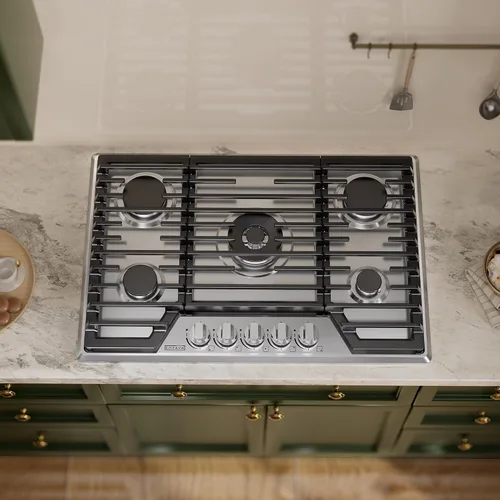 Miniatura 3 de Empava Cocina de gas de 30 pulgadas, estufa convertible LPG/NG, 5 quemadores sellados SABAF fabricados en Italia, tecnología de encendido iónico