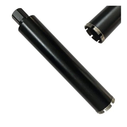 Miniatura 9 de Broca de núcleo húmedo de alto rendimiento de 1-3/4 pulgadas para hormigón duro/reforzado, altura de segmento de 0.394 in, profundidad