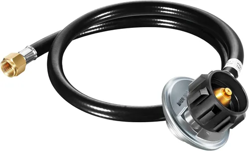 GasSaf 91 cm para Kit de Manguera y Regulador Weber, Manguera de Regulador de Gas Adecuada para Pieza de Reemplazo de Parrilla Weber Spirit/Spirit