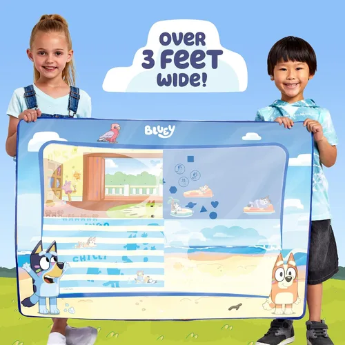 Miniatura 6 de Horizon Group USA - Tapete de dibujo de agua de Baby Shark, incluye alfombrilla reutilizable de 40 pulgadas, cepillo de agua recargable