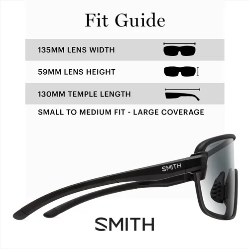 Miniatura 2 de SMITH Bobcat - Lentes de sol deportivos de alto rendimiento para esquí, ciclismo, MTB y más, para hombres y mujeres