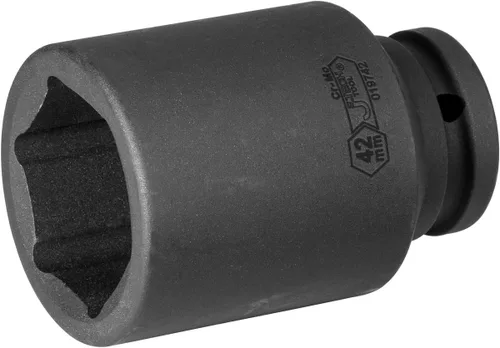 Miniatura 10 de Jetech - Llave de vaso de impacto profundo de 3/4 pulgadas con diseño de 6 puntos, aleación de acero cromo molibdeno tratada térmicamente, métrica