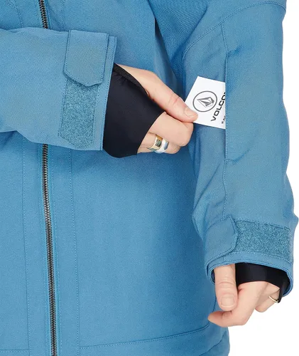Miniatura 8 de Volcom Shelter 3D - Chaqueta con capucha para mujer, con aislamiento elástico, para snowboard, esquí, invierno