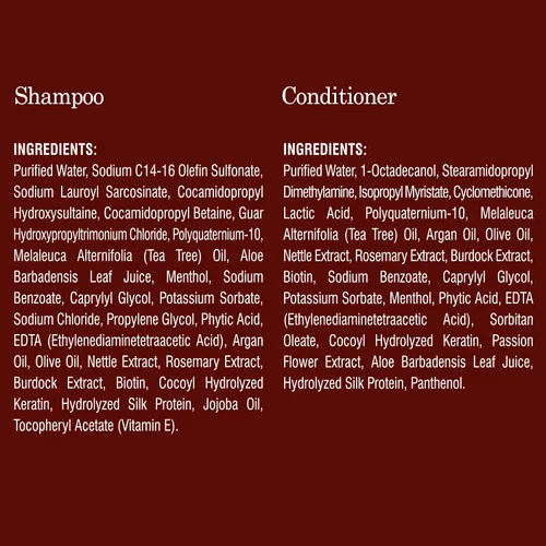 Miniatura 7 de MYSTÈRE BEAUTÉ - Juego de champú y acondicionador quelante de romero – Cuidado del cabello con agua dura sin sulfato con biotina, queratina y árbol