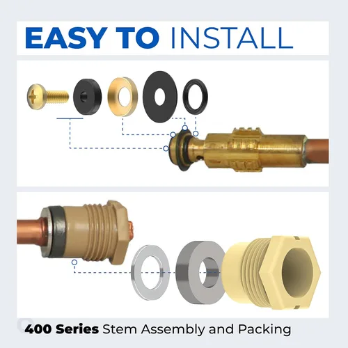 Miniatura 3 de Kit de reparación de hidrantes de pared Kit de reparación de grifos 500 400 300 Series Accesorios de piezas Interruptor de vacío a presión Grifo al