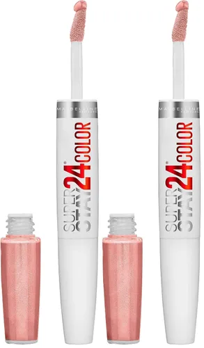 Miniatura 40 de Maybelline Super Stay 24, lápiz labial líquido de maquillaje de 2 pasos, color altamente pigmentado de larga duración con bálsamo hidratante, Merlot