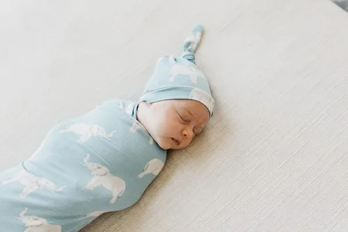 Miniatura 7 de Copper Pearl Baby Beanie Hat Top Knot