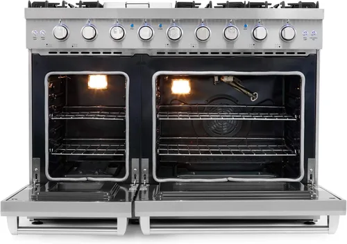 Miniatura 4 de COSMO COS-EPGR244 24 pulgadas Haven Collection 3.73 pies cúbicos Cocina de gas con 4 quemadores sellados, rejillas de hierro fundido, horno