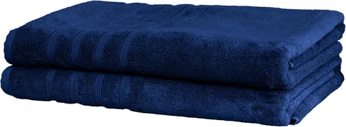 Miniatura 56 de Mosobam Juego de 4 toallas turcas de lujo de 35 x 70 pulgadas, color gris claro (gris), viscosa de bambú de 24.69 oz/m² y algodón peinado turco