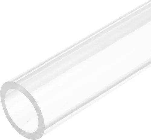 Miniatura 22 de MECCANIXITY Tubo de acrílico rígido redondo transparente 1mm(0.04") DI 3mm(1/8") DE 305mm(12") para lámparas y linternas, sistema de refrigeración