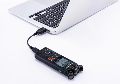 Miniatura 5 de OM SYSTEM Olympus LS-P5 - Grabadora PCM con 3 micrófonos tresmic, Bluetooth, modo de micrófono USB compuesto, sonido de alta resolución, filtro