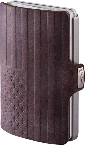 Miniatura 9 de I-CLIP Cartera Merica (Disponible en 2 variantes), Marrón, Elegante