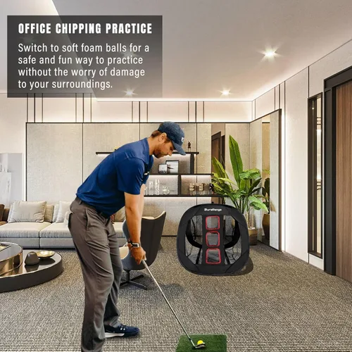 Miniatura 9 de DURARANGE Red de astillado de golf emergente: ayuda definitiva de chip de entrenamiento para precisión y distancia, al aire libre Práctica