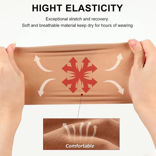 Miniatura 3 de Feisract Mallas de ballet para niña y mujer, ultra suaves, Pro Hold Stretch Footed Tight