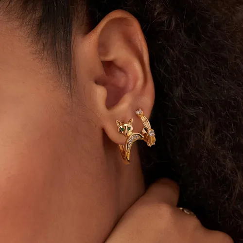 Miniatura 3 de MYEARS Women Huggie Earrings Gold Hoop Sleeper 14K Gold Filled Small Simple Handmade Hypoallergenic Everyday Jewelry - in The Nature World