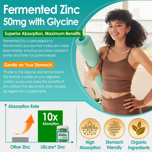 Miniatura 3 de Zinc Gummies 50mg + Quercetin & Bromelain, Vitamin C & D3, Copper, Selenium, Fermented Zinc Supplements for Women and Men for Immune Defense