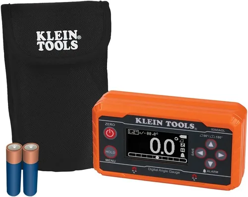 Miniatura 12 de Klein Tools 935DAGL Buscador de Ángulos de Nivel Digital con Ángulos Programables, Mide 0-90 y 0-180 Grados o Rangos de Ojo de Buey de Doble Eje
