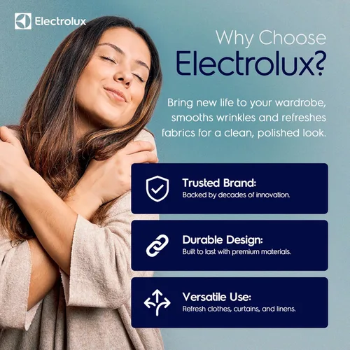 Miniatura 8 de Electrolux Vaporizador para Ropa, 1500 Vatios Vaporizador Portátil de Mano para Telas y Prendas con Removedor de Pelusa y Cepillo de Tela