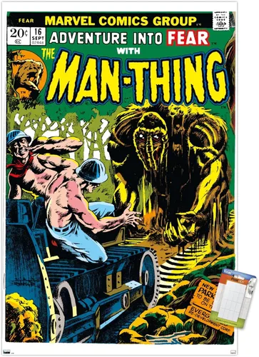 Miniatura 10 de Trends International Marvel Comics: Man-Thing #16 - Póster de pared, 34 pulgadas de largo x 22.4 W, versión premium sin marco