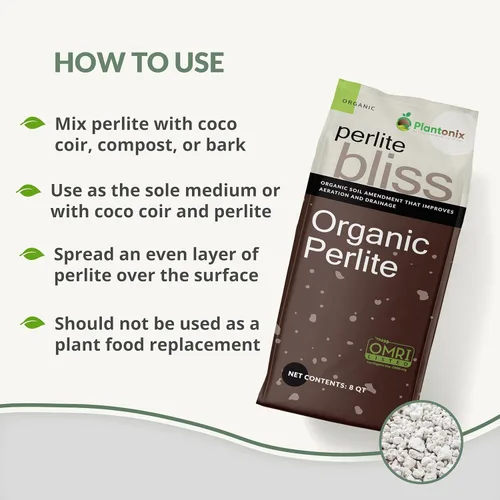 Miniatura 3 de Perlite Bliss (16 qts) - Perlite orgánico para plantas - Perlite grueso a granel como enmienda del suelo - Perlite en trozos para plantas, tierra
