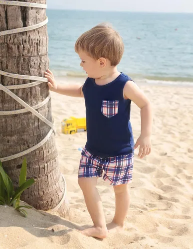 Miniatura 3 de Danna Belle Conjunto de ropa de verano de algodón para bebés y niños