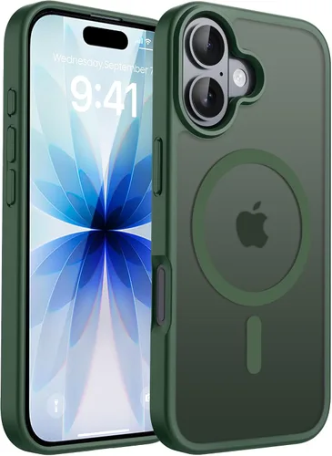 Miniatura 14 de CACOE Funda magnética para iPhone 12 y iPhone 12 Pro de 6.1 pulgadas - Compatible con MagSafe y soporte magnético para teléfono en el automóvil,