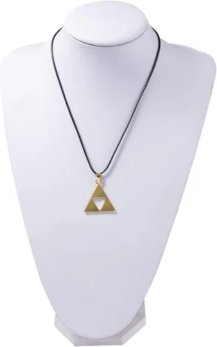 Miniatura 3 de Winssigma Anillo trifuerza de la leyenda de Zelda, collar con símbolo de Zelda, joyería de cosplay para fanáticos, Metal, No es una piedra preciosa