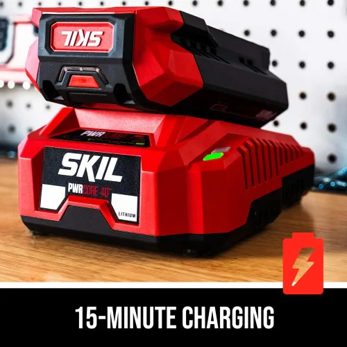 Miniatura 5 de SKIL PWR CORE 40 Kit de cortasetos inalámbrico sin escobillas de 40 V 24 pulgadas con hoja de doble acción, capacidad de corte de 3/4 pulgadas