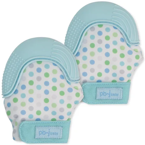 Miniatura 8 de PBnJ Baby, Guante mordedor de silicona, juguetes para bebés de 0 a 6 meses, guantes para bebés que se utilizan como chupete de dentición, juguetes