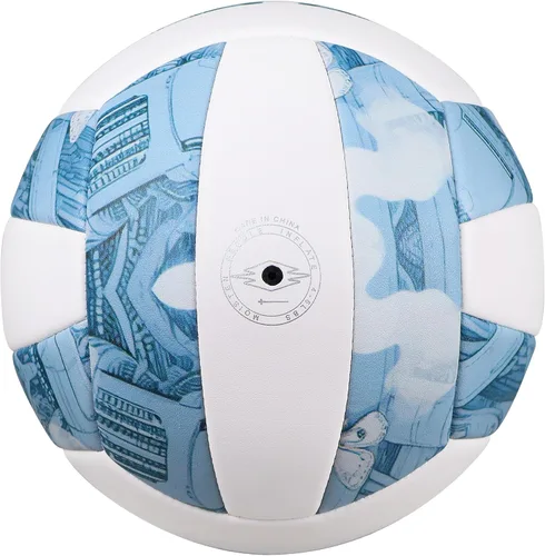 Miniatura 3 de Dakapal Balón de voleibol competitivo para interiores y exteriores, tamaño oficial 5, voleibol suave profesional (sin bomba)