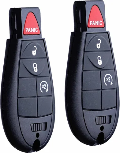 Miniatura 7 de MechanMagic Llavero FOBIK de repuesto compatible para Dodge Ram 1500 2500 3500 Camión 2009-2012 Journey Challenger Grand Caravan Jeep Grand Cherokee