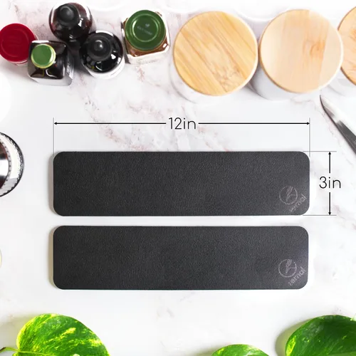 Miniatura 3 de Ternal DripGuards - Juego de 2 tapetes absorbentes para mostrador, impermeable, de secado rápido, tapete para barra de café para cocina, fregadero