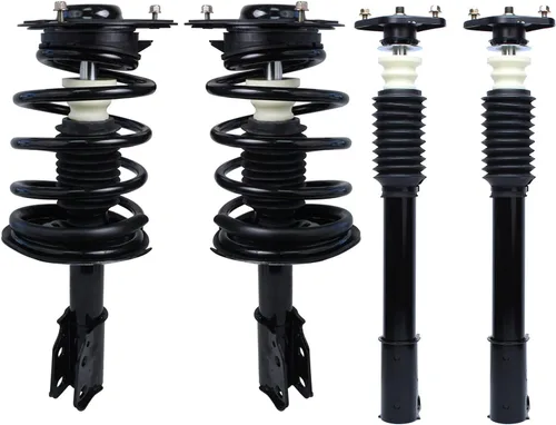 Miniatura 12 de Detroit Axle - 4 piezas de soportes para Toyota 2004 2005 2006 2007 2008 2009 Prius, soportes delanteros y traseros con resortes helicoidales