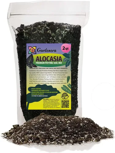 Miniatura 8 de Eleva tu Alocasia con la mezcla orgánica de tierra de Gardenera - Cultiva hojas más saludables y elegantes - 1 cuarto de galón