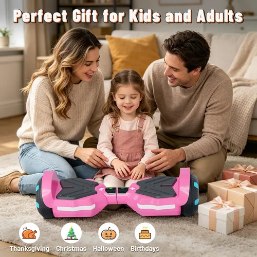 Miniatura 6 de SIMATE Patinete, altavoces Bluetooth y ruedas LED iluminadas, control por APP, motores duales de 250W, velocidad máxima de 8.5 mph y alcance máximo